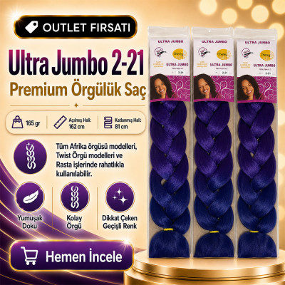 3 Paket - Afrika Örgüsü Ve Rasta İçin Sentetik Ombreli Saç 2-21 3 Paket - Afrika Örgüsü Ve Rasta İçin Sentetik Ombreli Saç 2-21