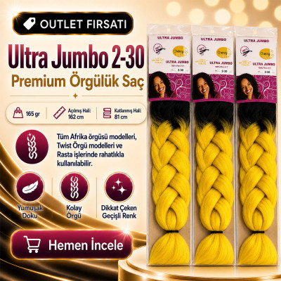 3 Paket - Afrika Örgüsü Ve Rasta İçin Sentetik Ombreli Saç 2-30 3 Paket - Afrika Örgüsü Ve Rasta İçin Sentetik Ombreli Saç 2-30