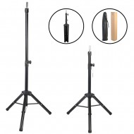 Kuaför Eğitim Mankeni İçin Metal Tripod - Siyah + Taşıma Çantası Kuaför Eğitim Mankeni İçin Metal Tripod - Siyah + Taşıma Çantası
