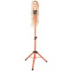 Kuaför Eğitim Mankeni İçin Metal Tripod - Turuncu + Taşıma Çantası