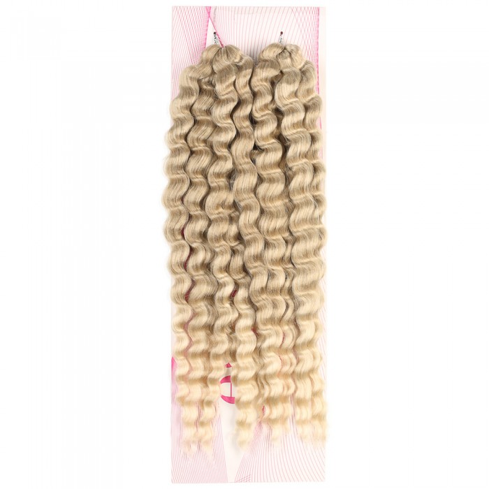 Nice Bulk Afro Su Dalgası Saç - Küllü Balköpüğü / Platin Ombreli Nice Bulk Afro Su Dalgası Saç - Küllü Balköpüğü / Platin Ombreli