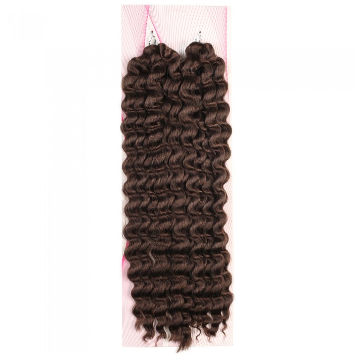 Nice Bulk Afro Su Dalgası Saç - Koyu Kahve Nice Bulk Afro Su Dalgası Saç - Koyu Kahve