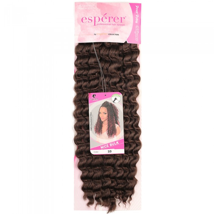 Nice Bulk Afro Su Dalgası Saç - Koyu Kahve Nice Bulk Afro Su Dalgası Saç - Koyu Kahve