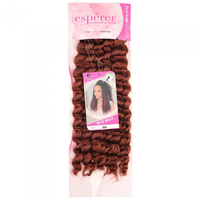 Nice Bulk Afro Su Dalgası Saç - KIzıl Bakır Nice Bulk Afro Su Dalgası Saç - KIzıl Bakır