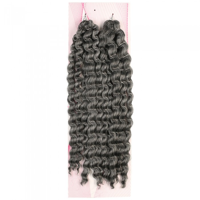 Nice Bulk Afro Su Dalgası Saç - Gri