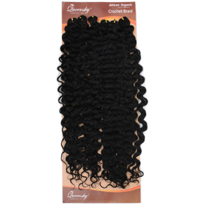 QueenSky Afro Dalgası Saç - 75cm - 240gr - Siyah