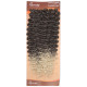 QueenSky Afro Dalgası Saç - 75cm - 240gr - Koyu Kahve Platin Ombre