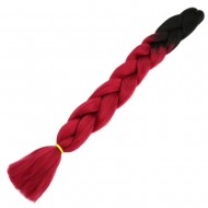 Afrika Örgülük Sentetik Ombreli Saç 100 Gr. - Siyah / Kızıl Afrika Örgülük Sentetik Ombreli Saç 100 Gr. - Siyah / Kızıl