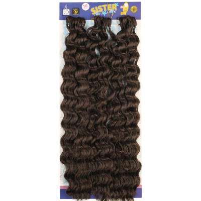  Sister Afro Dalgası Saç - Kumral 6