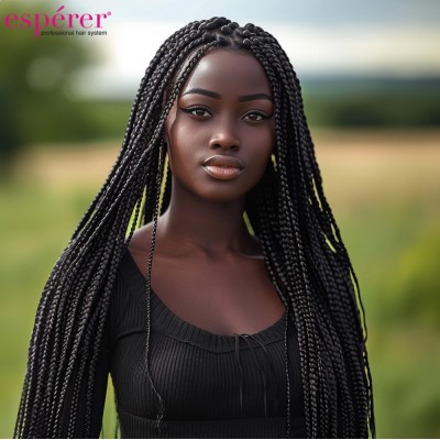  Sentetik Örgülük Saç Esperer 100 Gr. - Siyah