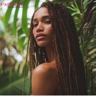 Sentetik Örgülük Saç Esperer 100 Gr. - Kahverengi Sentetik Örgülük Saç Esperer 100 Gr. - Kahverengi