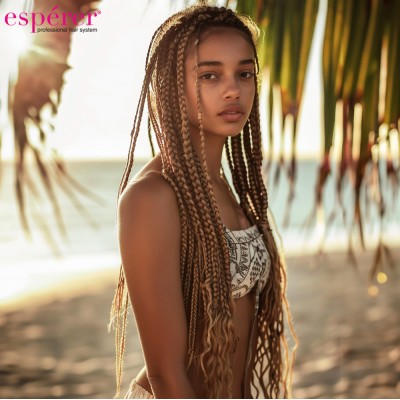  Sentetik Örgülük Saç Esperer 100 Gr. - Kumral