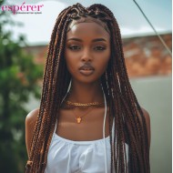  Sentetik Örgülük Saç Esperer 100 Gr. - Koyu Kumral