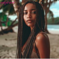 Sentetik Örgülük Saç Esperer 100 Gr. - Kızıl Kahve