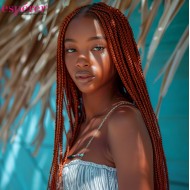 Sentetik Örgülük Saç Esperer 100 Gr. - Açık Kızıl Sentetik Örgülük Saç Esperer 100 Gr. - Açık Kızıl