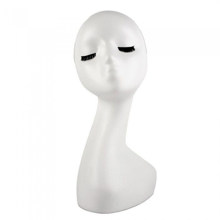 Peruk Mankeni - Beyaz - 40 cm Peruk Mankeni - Beyaz - 40 cm