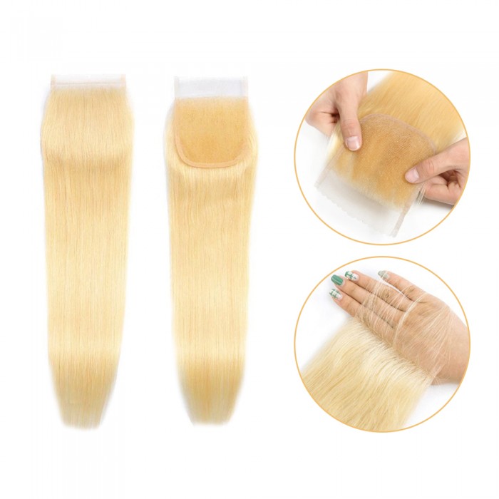 Peruk Tepesi Platin Renk (Closure) 10inch Peruk Tepesi Platin Renk (Closure) 10inch