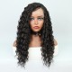 Siyah Yoğun Dalgalı Orta Boy Fiber Sentetik Tül Peruk Siyah Yoğun Dalgalı Orta Boy Fiber Sentetik Tül Peruk