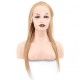 Düz Front Lace Gerçek Tül Peruk - Sıcak Karamel - 60-65cm Düz Front Lace Gerçek Tül Peruk - Sıcak Karamel - 60-65cm