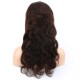 Dalgalı Front Lace Gerçek Tül Peruk - Koyu Kahve - 60-65cm