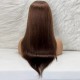 Düz Front Lace Gerçek Tül Peruk - Koyu Kahve - 70-75cm Düz Front Lace Gerçek Tül Peruk - Koyu Kahve - 70-75cm