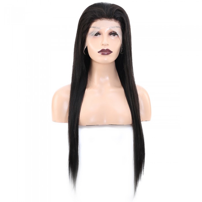Front Lace Gerçek Tül Peruk Düz - Doğal - 75-80cm Front Lace Gerçek Tül Peruk Düz - Doğal - 75-80cm