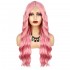 Pembe Dalgalı Tül Peruk