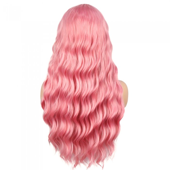 Pembe Dalgalı Tül Peruk Pembe Dalgalı Tül Peruk