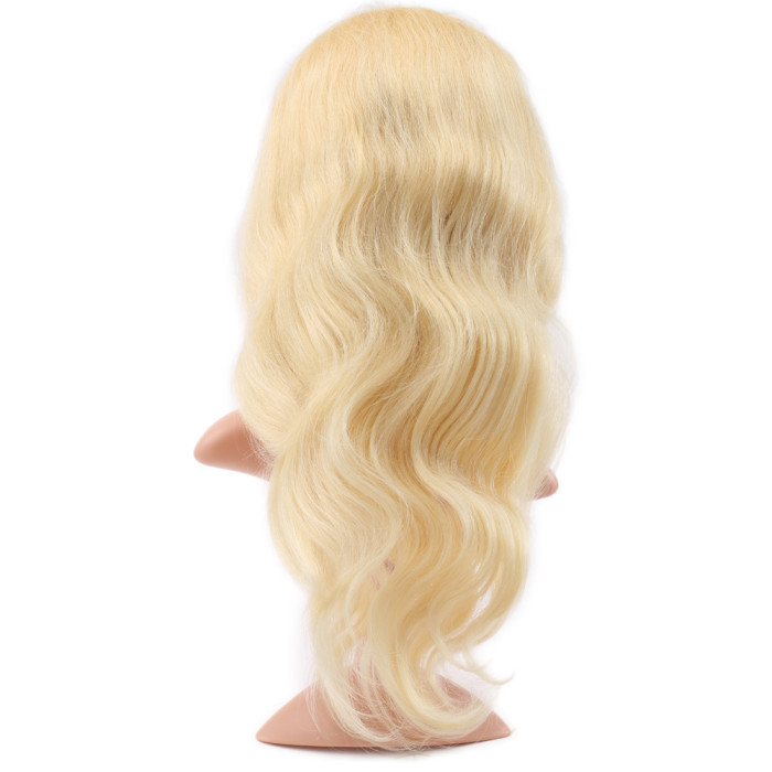 Gerçek Front Lace Dalgalı Platin Tül Peruk - 55-60cm Gerçek Front Lace Dalgalı Platin Tül Peruk - 55-60cm