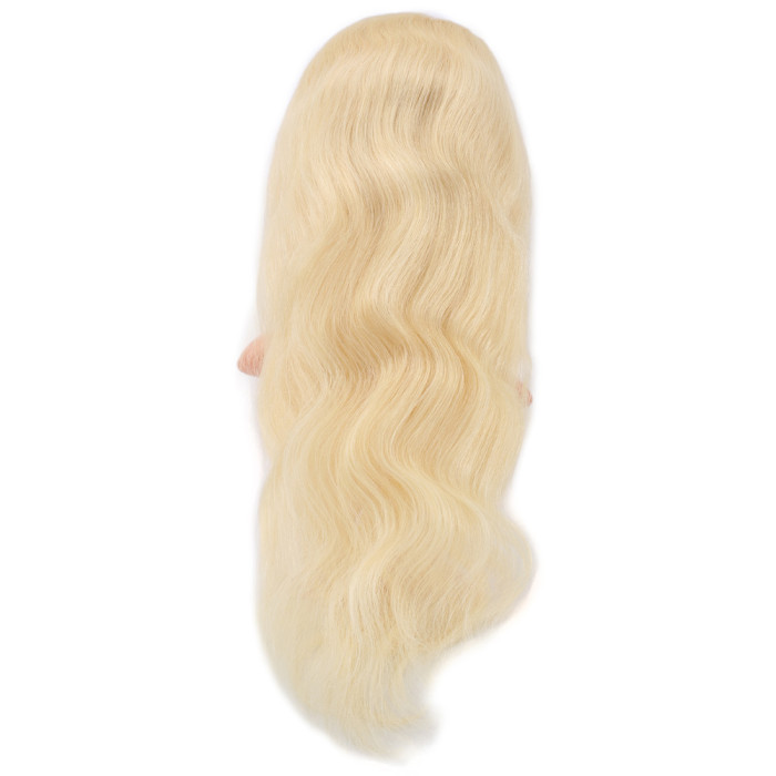 Gerçek Front Lace Dalgalı Platin Tül Peruk - 65-70cm