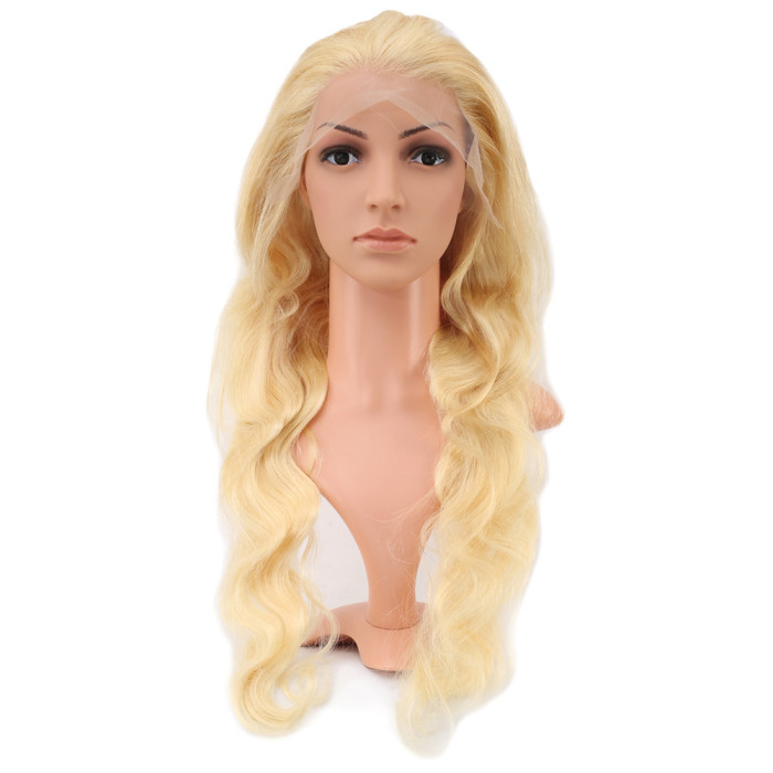 Gerçek Front Lace Dalgalı Platin Tül Peruk - 75-80cm