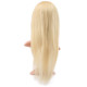 Gerçek Front Lace Düz Platin Tül Peruk - 55-60cm Gerçek Front Lace Düz Platin Tül Peruk - 55-60cm