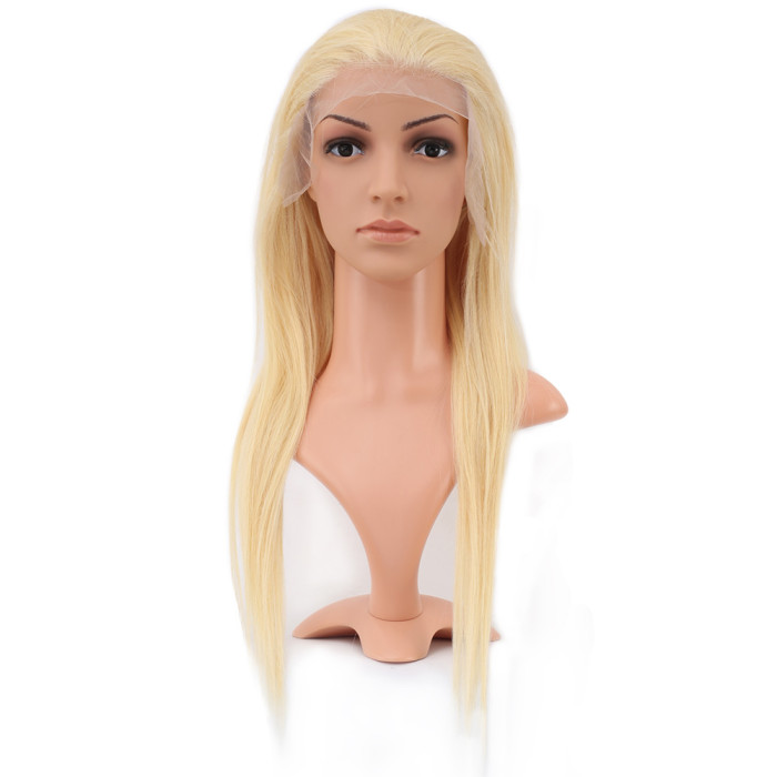 Gerçek Front Lace Düz Platin Tül Peruk - 60-65cm