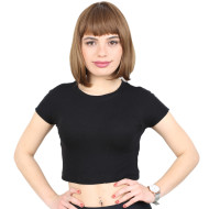 Kısa Küt Perçemli Fiber Sentetik Peruk - Kumral Kısa Küt Perçemli Fiber Sentetik Peruk - Kumral