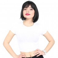 Küt Kahküllü Fiber Sentetik Peruk - Siyah Küt Kahküllü Fiber Sentetik Peruk - Siyah