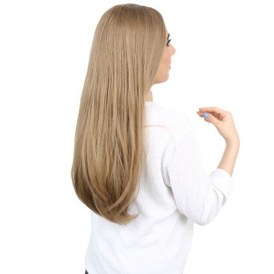 Fiber Sentetik Uzun Düz Peruk - Bebek Kumralı Fiber Sentetik Uzun Düz Peruk - Bebek Kumralı