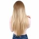 Fiber Sentetik Uzun Düz Kahküllü Peruk - Kumral / Balköpüğü Ombreli Fiber Sentetik Uzun Düz Kahküllü Peruk - Kumral / Balköpüğü Ombreli