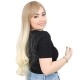 Kahküllü Uzun Dalgalı Fiber Sentetik Peruk - Küllü Balköpüğü / Platin Ombreli Kahküllü Uzun Dalgalı Fiber Sentetik Peruk - Küllü Balköpüğü / Platin Ombreli