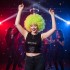 Animasyon Parti Ve Palyaço Peruğu - Neon Yeşil