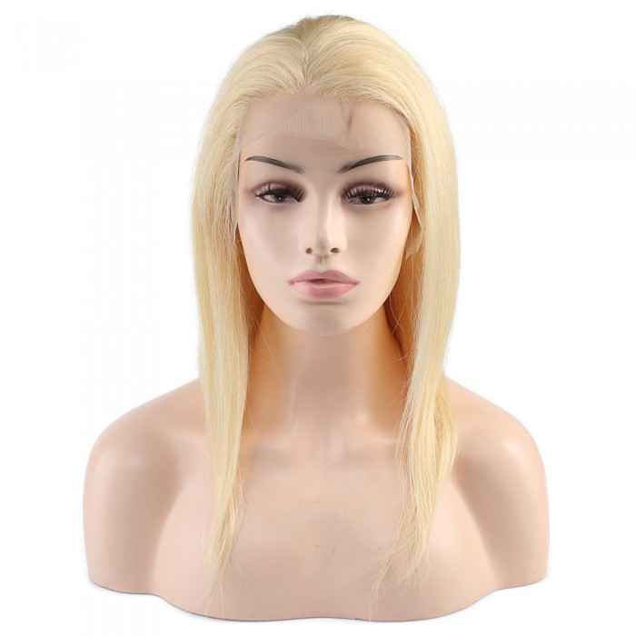 Gerçek Front Lace Platin Tül Peruk - 55-60cm Gerçek Front Lace Platin Tül Peruk - 55-60cm