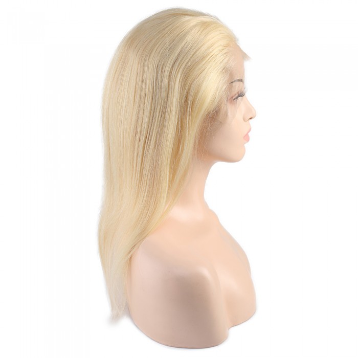 Gerçek Front Lace Platin Tül Peruk - 55-60cm Gerçek Front Lace Platin Tül Peruk - 55-60cm