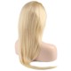 Gerçek Front Lace Platin Tül Peruk - 80-85cm Gerçek Front Lace Platin Tül Peruk - 80-85cm
