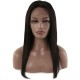 Gerçek Front Lace Tül Peruk - Düz - Siyah 50-55cm