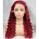Gerçek Front Lace Tül Peruk - Yoğun Dalgalı - Kızıl 70-75cm Gerçek Front Lace Tül Peruk - Yoğun Dalgalı - Kızıl 70-75cm