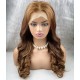 Gerçek Front Lace Tül Peruk - Dalgalı - Kumral 70-75cm