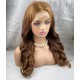 Gerçek Front Lace Tül Peruk - Dalgalı - Kumral 70-75cm