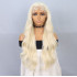 Platin Fiber Sentetik Front Lace Tül Peruk