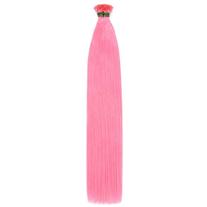Renkli Gerçek Boncuk Kaynak - Açık Pembe - 10 Adet