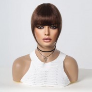 Yoğun Gerçek Saç Perçem - Kahverengi Yoğun Gerçek Saç Perçem - Kahverengi