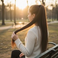 Fiber Sentetik Düz 8 Parça Çıt Çıt - Kahverengi Fiber Sentetik Düz 8 Parça Çıt Çıt - Kahverengi